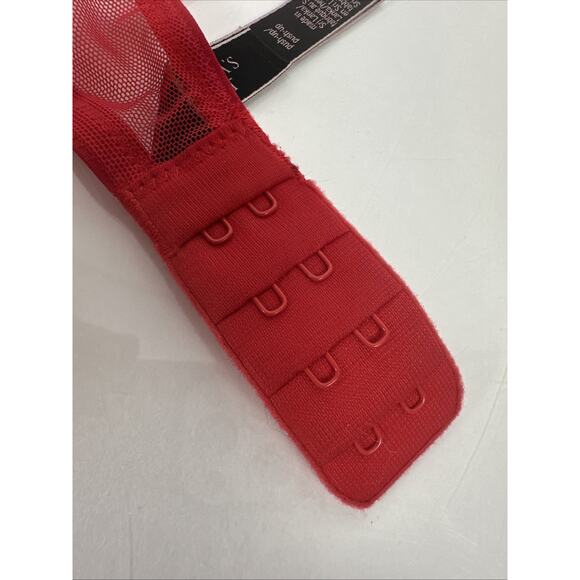 Victoria’s Secret Very Sexy Strappy Push Up Bra Red 36A - Picture 9 of 16